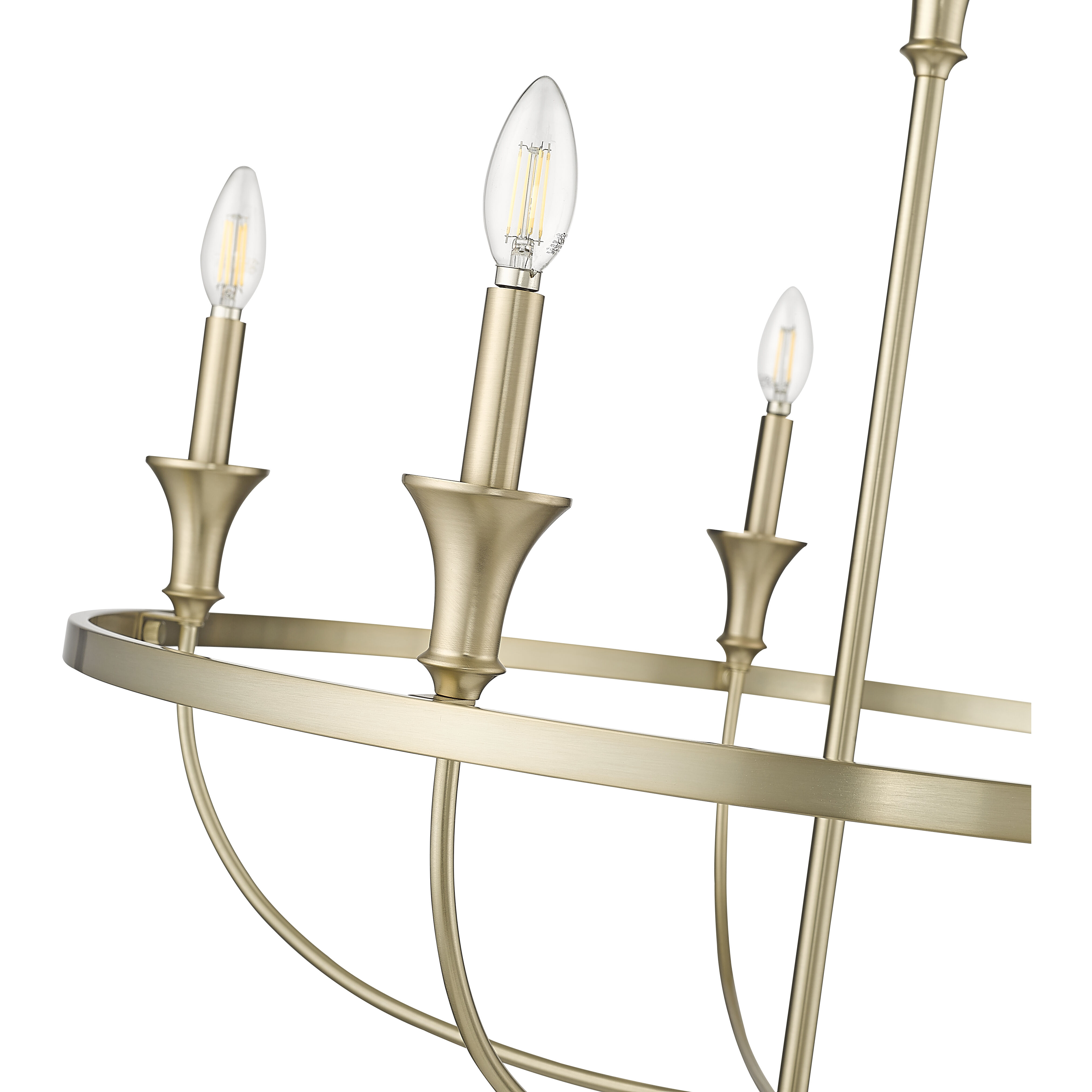 Emery 5 Light 29.1 inch Modern Gold Chandelier Ceiling Light